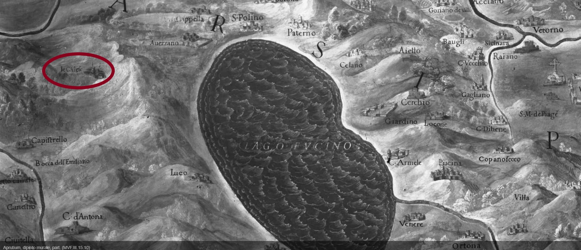 Le mappe storiche e Le Chiese, Cesa,&nbsp;Cesi…