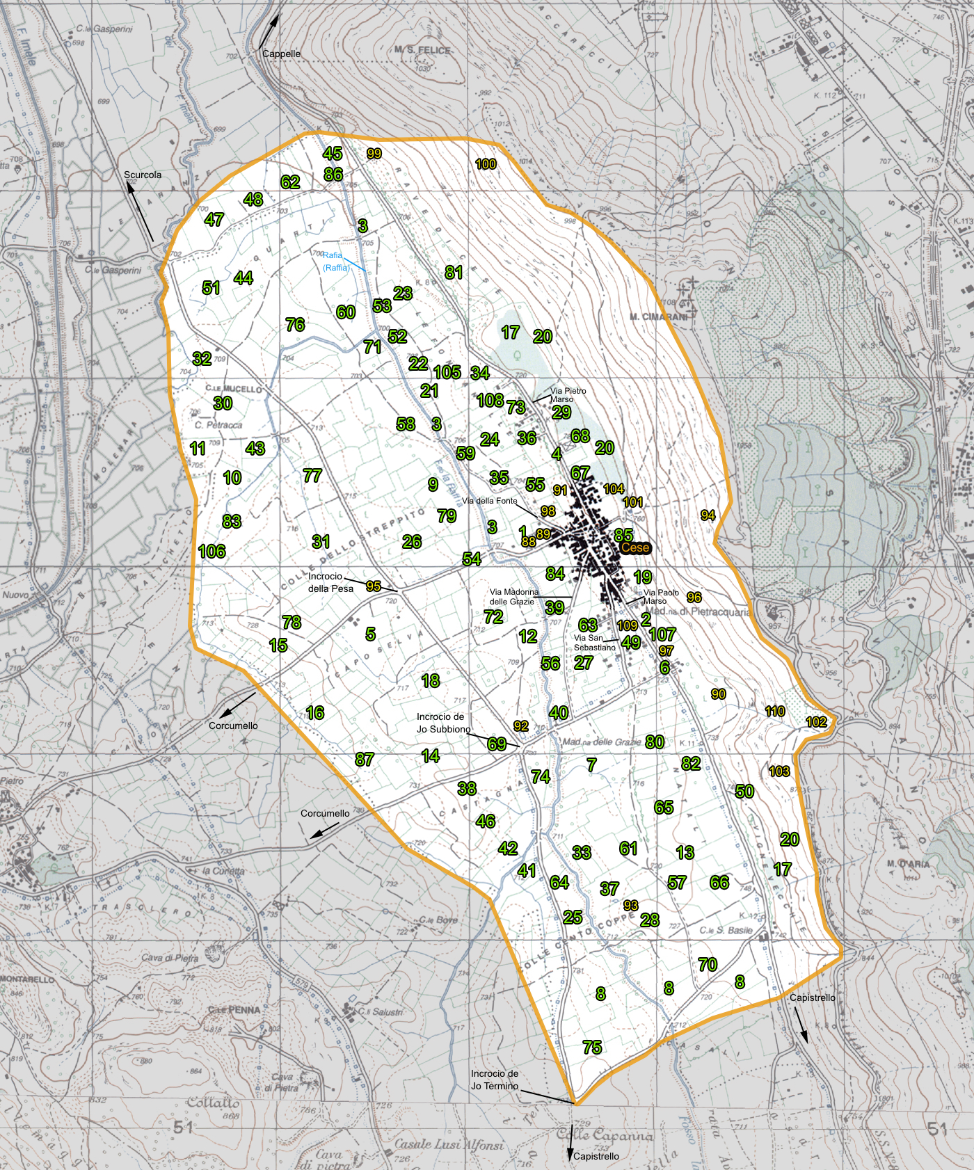 Le zone della campagna. Una possibile storia dei&nbsp;nomi