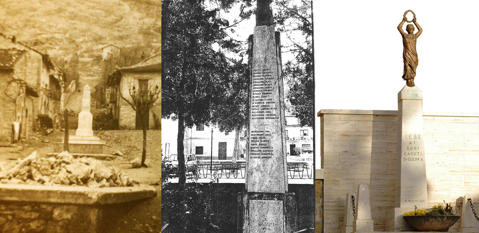 Il monumento ai Caduti di&nbsp;Cese