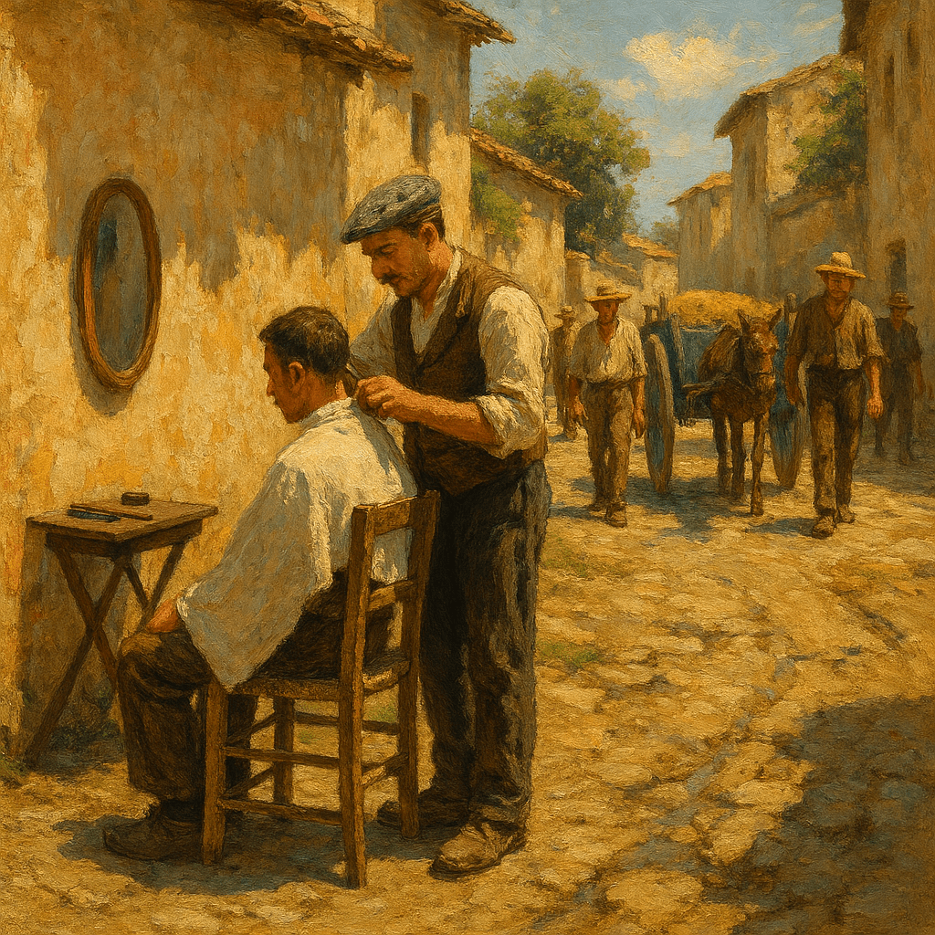 Zi’ Carluccio, i barbieri e le&nbsp;parrucchiere